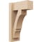 Ekena Millwork 6-in W x 12-in D x 20-in H Balboa Block Rough Cedar Woodgrain TimberThane Outlooker, Primed Tan OUTUR060X12X20BOA44RCPR - alternate 1